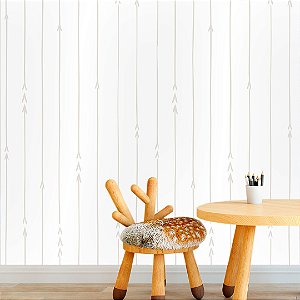 Papel de Parede Personalizado Infantil Setas em Bege