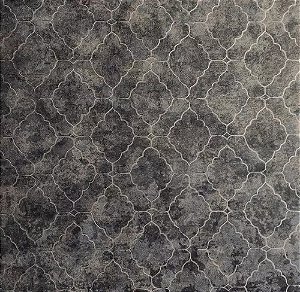 Papel de Parede Importado Vinílico Luxo - Fundo Preto - Rolo de 10 metros FN04