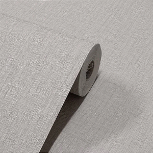 Papel De Parede Texturizado Relevo Vinílico Importado Lavável Elegance Cinza Claro com Brilho - PDI08ML Rolo 9,5MT