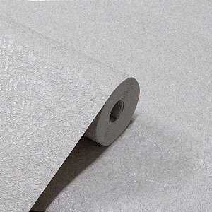 Papel De Parede Texturizado Relevo Vinílico Importado Lavável Minerais Cinza Claro - PDL1701 Rolo 9,5MT