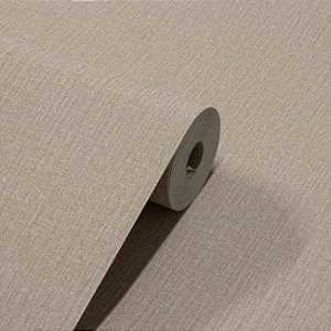 Papel De Parede  Relevo Vinílico Importado Lavável Texturizado Marrom Claro com Brilho  PDI0056 Rolo 9,5MT
