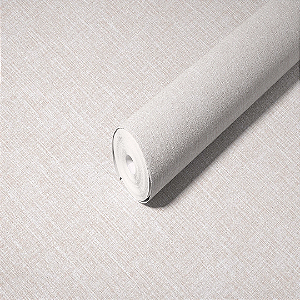 Papel de Parede Importado Textura Linho Nude Claro com Pontos Reflexivos Vinílico VT08 - Rolo de 10 metros