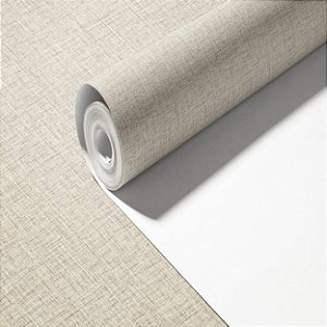Papel de Parede Importado Textura Linho Marrom com Champagne Claro com Pontos Reflexivos Vinílico VT11- Rolo de 10 metros