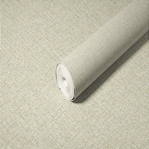 Papel de Parede Importado Textura Linho Fundo Envelhecido com Trama em Cinza Vinílico VT17 - Rolo de 10 metros