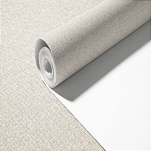 Papel de Parede Importado Textura Linho Marrom/Nude Vinílico VT24 - Rolo de 10 metros