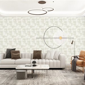 Papel de Parede Importado Texturizado Dourado Vinílico VT35 - Rolo de 10 metros