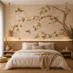 Papel de Parede Personalizado Árvore Orient