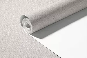 Papel de Parede Importado Texturizado Cinza com Fendi Claro Vínilico e Lavável  VT51