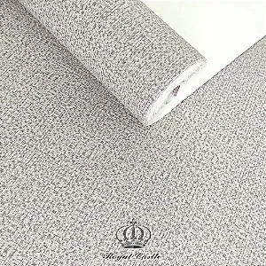 Papel de Parede Importado Texturizado Linho Marrom Rolo de 10 metros FN68