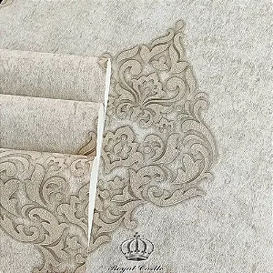 Papel de Parede Vinílico Arabesco Importado Bronze- Rolo de 10 metros MV19