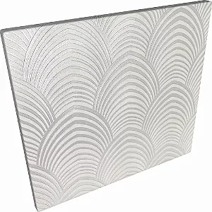 Papel de Parede Vinílico Geométrico Importado Cinza com fundo nude com brilho- Rolo de 10 metros MV23