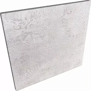 Papel De Parede Arabesco Mandala Importado Vinílico Lavável Luxo Cinza MV37 Rolo 10 MT