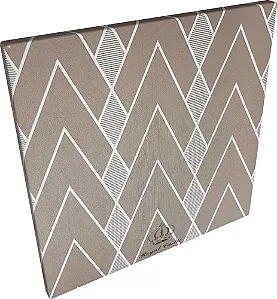 Papel de Parede Vinílico Geométrico Marrom Rolo de 10 MT EVX818