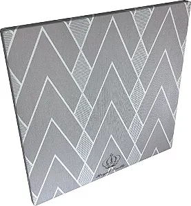 Papel de Parede Vinílico Geométrico Cinza Rolo de 10 MT EVX819