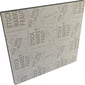 Papel de Parede Vinílico Jornal Marrom Rolo de 10MT VP301