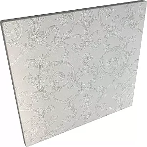 Papel de Parede Vinílico Ramos Arabesco Creme com Leve Brilho Importado Fundo Rosado Rolo de 10 metros SPX99