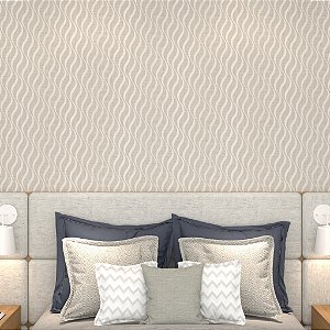 Papel de Parede Personalizado Waves Nude