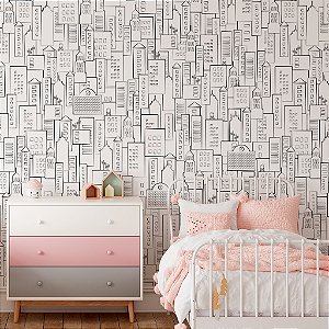 Papel de Parede Personalizado Urban Buildings - Cidade