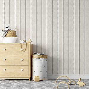Papel de Parede Infantil Personalizado Listras Stout Diversas Cores