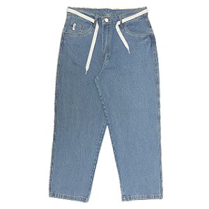 Calça Hábito Jeans Baggy Blue