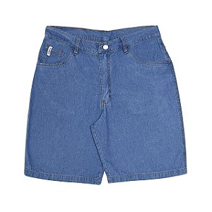 Bermuda Hábito Jeans Baggy Blue