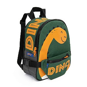 Bolsa com Pochete Dino Verde Bandeira