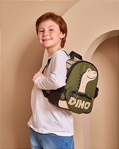Bolsa com Pochete Dino Verde Militar