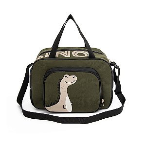 Bolsa Passeio Dino Verde Militar