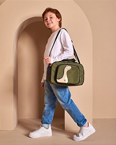 Bolsa Passeio Dino Verde Militar