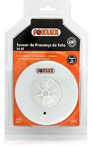 Sensor De Presença 360º Embutir 3X3 Teto Foxlux