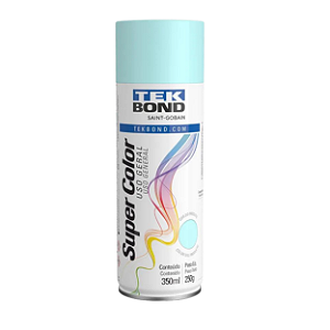 Tinta Spray Azul Claro Tekbond Uso Geral Super Color 350Ml