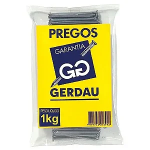 Prego 16 X 21 Gerdau Com Cabeça 1Kg