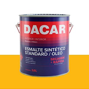 Esmalte Sintético Standard Exteriores e Interiores 115-017 Amarelo 3,6L Dacar