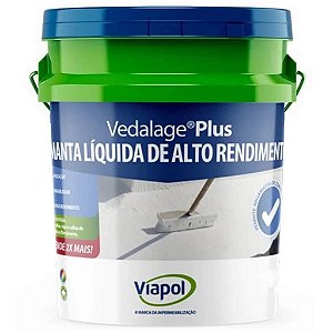 Impermeabilizante Manta Líquida Vedalage Plus Branco 12KG Viapol