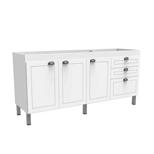 Gabinete Fimap Retro Branco Onix 1,94