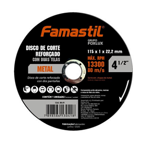 Disco de Corte Foxlux 4.1/2 115x1,0x22,2mm