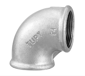 Cotovelo Galvanizado 90º X 1.1/2" Tupy