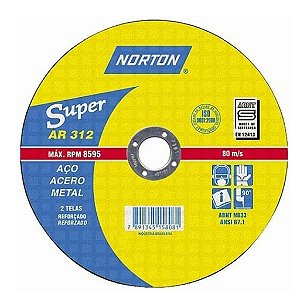 Disco de Corte 12X1/8X3/4 AR.312 Norton
