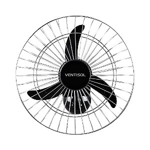 Ventilador Oscilante de Parede 50cm 220V Preto Ventisol