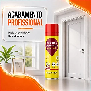 KIT ESPUMA EXPANSIVA QUARTZ 500ML/320G CX. C/12PCS