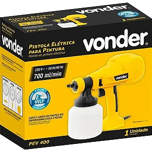 PISTOLA VONDER ELETRICA P/ PINTURA PEV400 220V