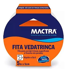 MACTRA FITA VEDATRINCA 5CM X 10MT