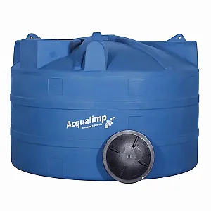 CAIXA D'AGUA TANQUE ACQUALIMP AZUL 10.000L C/T ROSC AGUA PROTEGIDA