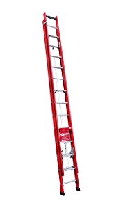 Escada de Fibra Extensiva Profissional Robusta BTF 26 degraus - 4,20 / 7,20m