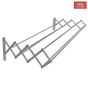 Secador Sanfonado em Alumínio - 1,00 m