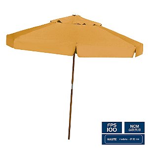 Ombrelone Redondo Ø 2,40m com abas – Laranja – BTF