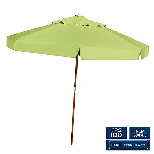 Ombrelone Redondo Ø 2,40m com abas – Verde – BTF