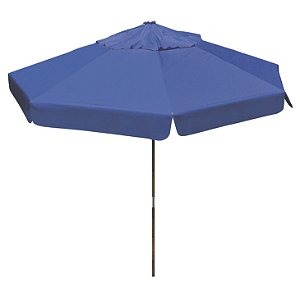 Ombrelone Redondo (Ø 3,00m) com abas Azul Royal – BTF