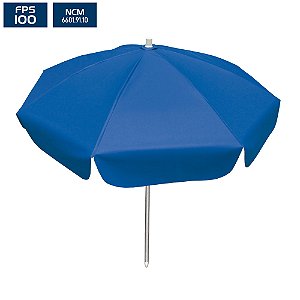 Guarda-Sol 80x08 (Ø 1,60m) PVC/Alumínio - Azul royal - BTF