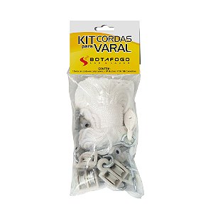 Kit Cordas e Roldanas para Varal (15 mt.)